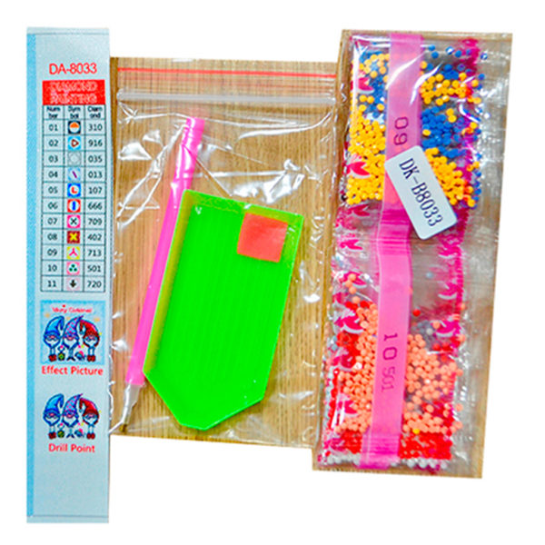 Kit arte 5D diamante Enanos Navidad - 8033 - Imagen 4