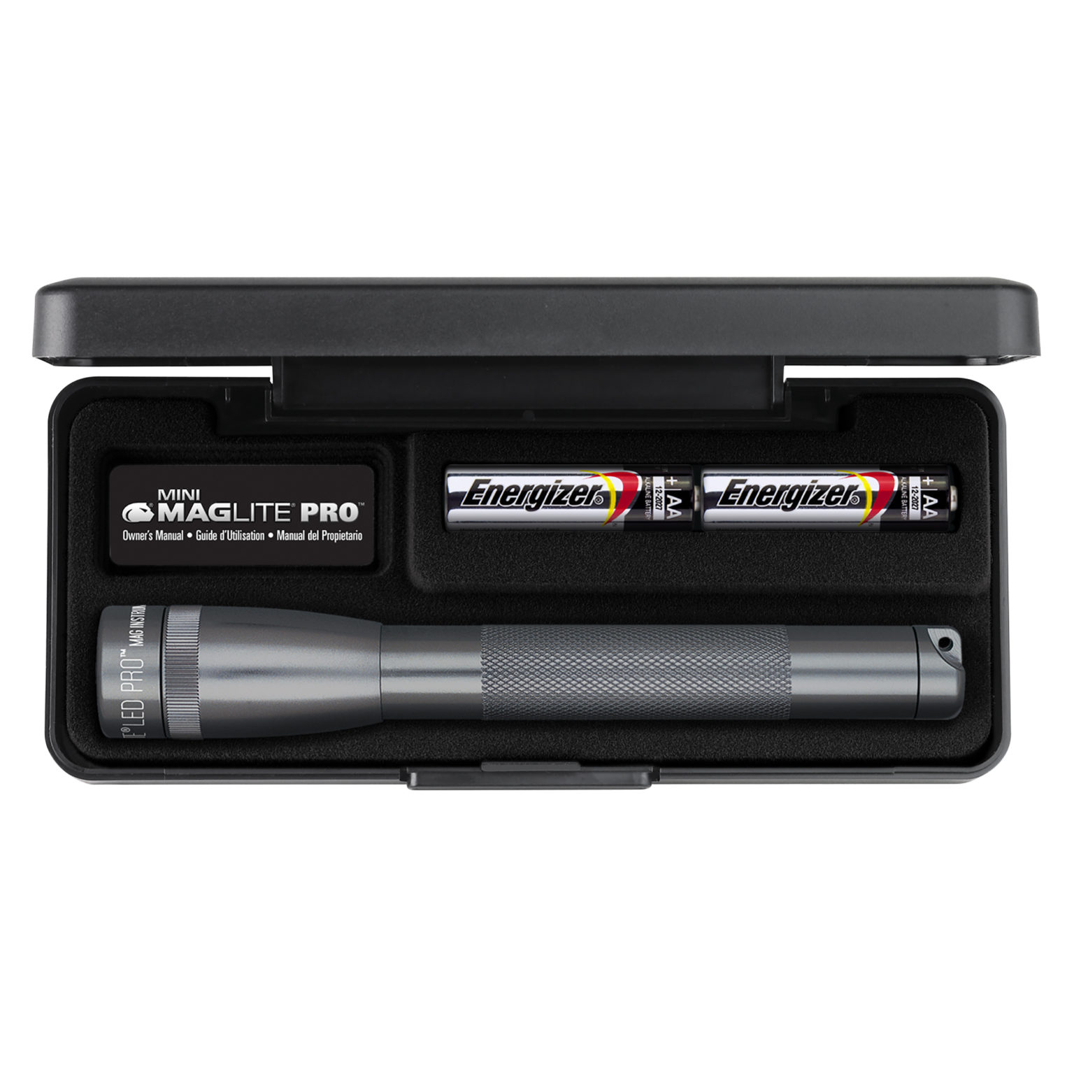 Linterna MAGLITE Mini PRO LED AA Gris Caja – SP2P097 – GOTAC