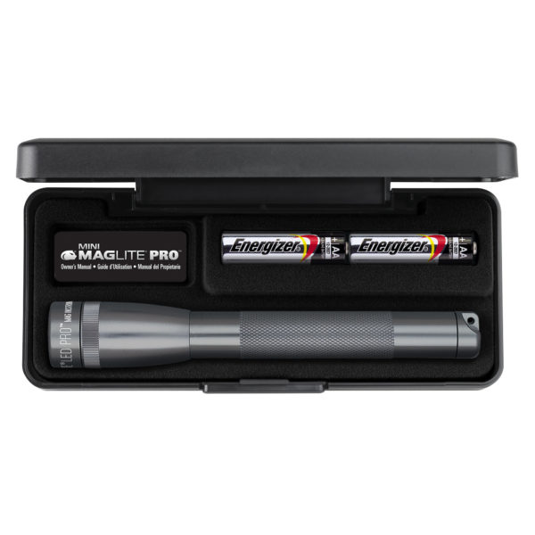 Linterna MAGLITE Mini PRO LED AA Gris Caja - SP2P097 - Imagen 2