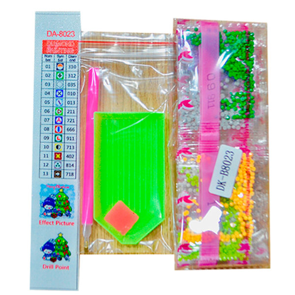 Kit arte 5D diamante Muñeco de Nieve - 8023 - Imagen 4