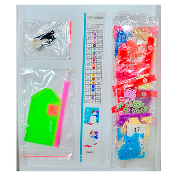 Kit arte 5D diamante Muñeco de Nieve - 2020 - Imagen 3