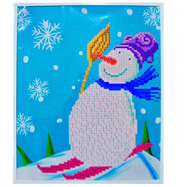 Kit arte 5D diamante Muñeco de Nieve - 2020