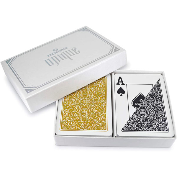 Cartas COPAG Unique Para Poker Negra y Dorada - 132016 - Imagen 2