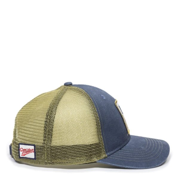 Gorra Outdoor Cap Navy/Tan Con Malla Lite - BEER-005 - Imagen 4