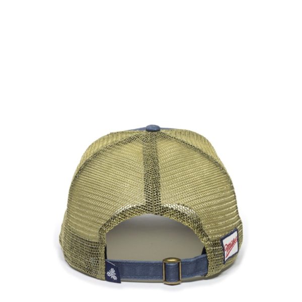 Gorra Outdoor Cap Navy/Tan Con Malla Lite - BEER-005 - Imagen 3