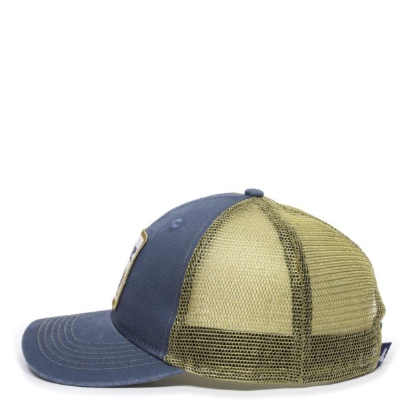 Gorra Outdoor Cap Navy/Tan Con Malla Lite - BEER-005 - Imagen 2