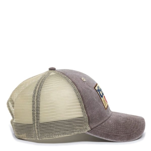 Gorra OUTDOOR CAP Khaki/Cafe Con Malla - BEER-014 - Imagen 4