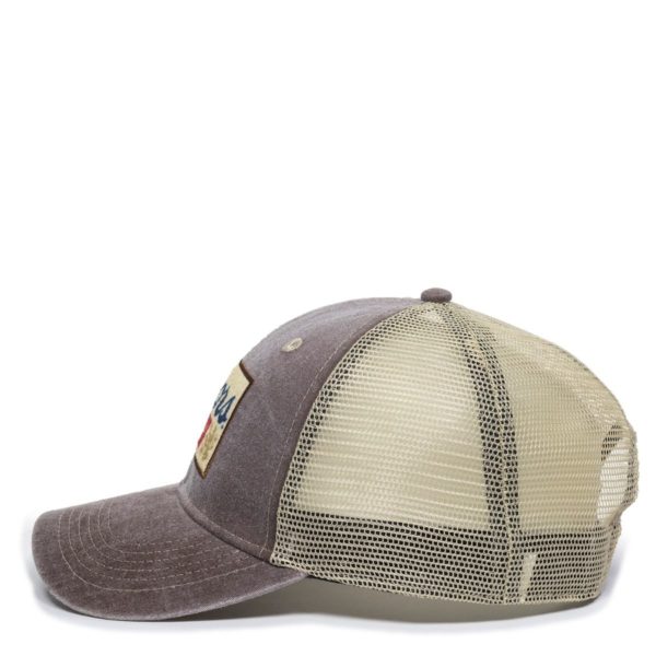 Gorra OUTDOOR CAP Khaki/Cafe Con Malla - BEER-014 - Imagen 2