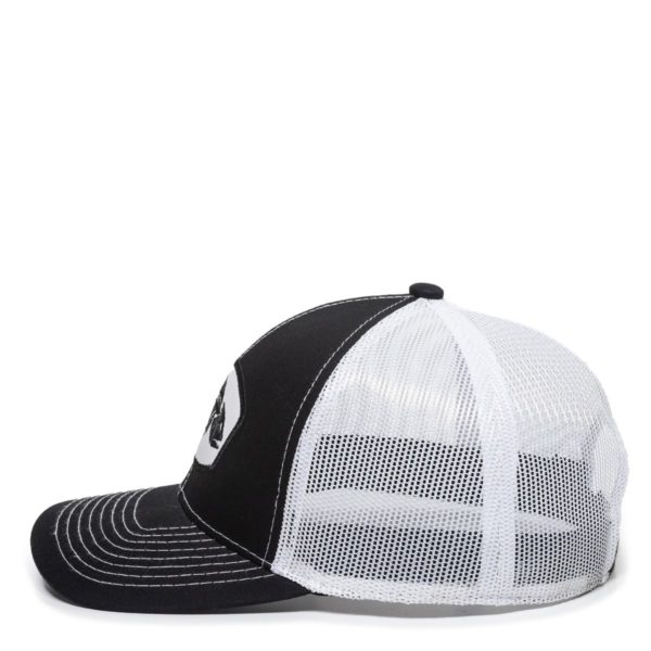 Gorra OUTDOOR CAP Negra/Blanca Con Malla - BON-200 - Imagen 2