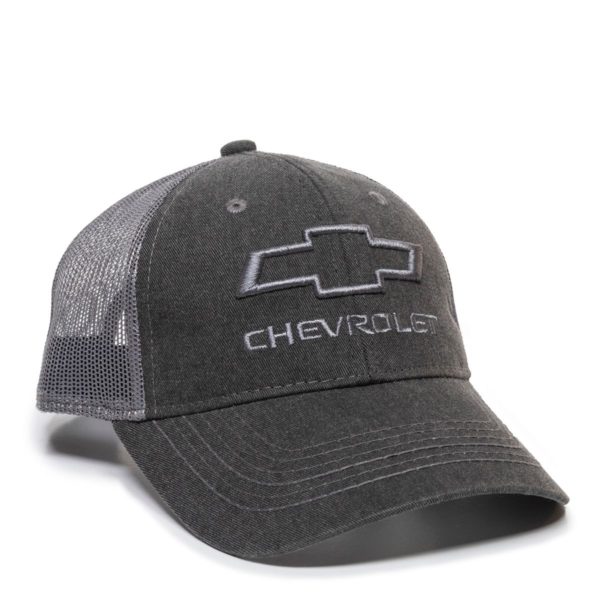Gorra OUTDOOR CAP Negra/Gris malla - GEN09C
