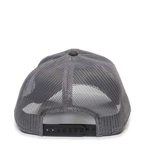 Gorra OUTDOOR CAP Negra/Gris malla - GEN09C - Imagen 4