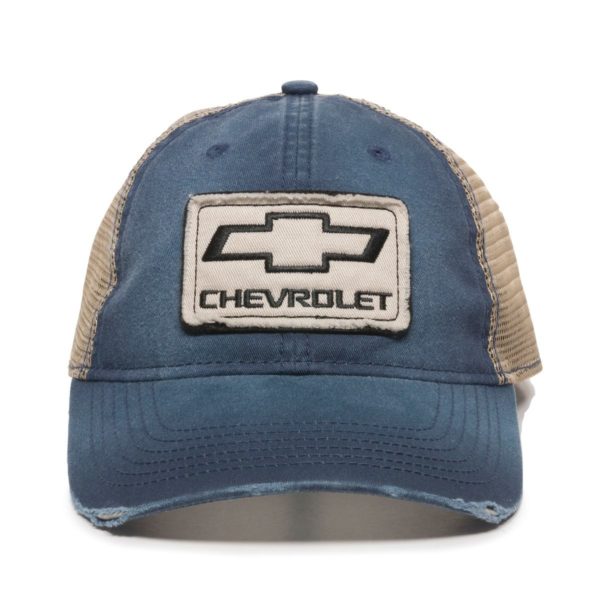 Gorra OUTDOOR CAP Azul/Khaki Con Malla - GEN15A - Imagen 3