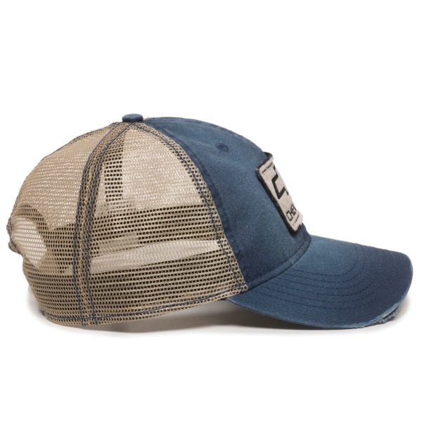 Gorra OUTDOOR CAP Azul/Khaki Con Malla - GEN15A - Imagen 2