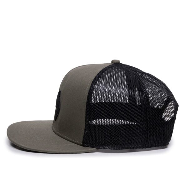 Gorra OUTDOOR CAP Putty/Negra Con Malla - LUNKER - Imagen 2