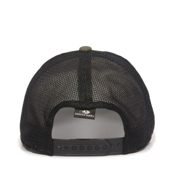 Gorra OUTDOOR CAP Verde/Negra con malla - MOBL-1 - Imagen 4