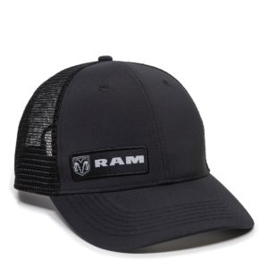 Gorra OUTDOOR CAP Negra Con Malla RAM - RAM12A