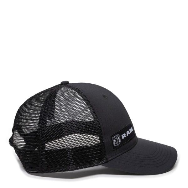 Gorra OUTDOOR CAP Negra Con Malla RAM - RAM12A - Imagen 5