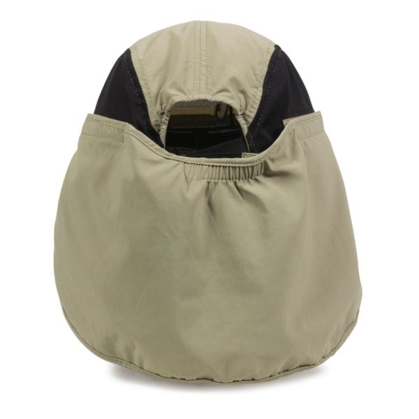 Gorra OUTDOOR CAP Protector De Cuello Khaki/Negra - RR-002 - Imagen 4
