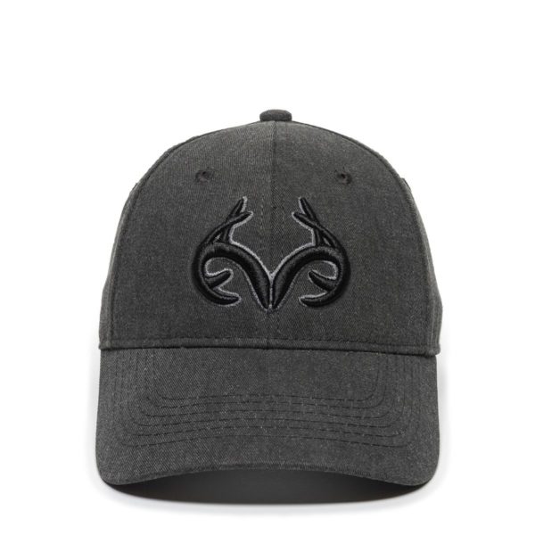 Gorra OUTDOOR CAP Realtree Gris/Negro - RT02B - Imagen 3
