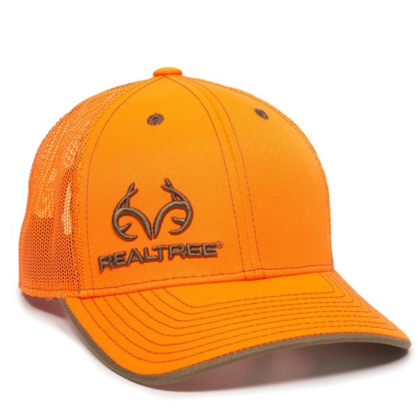 Gorra Outdoor Cap Realtree Naranja Malla - RT20A