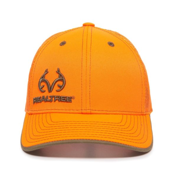 Gorra Outdoor Cap Realtree Naranja Malla - RT20A - Imagen 3
