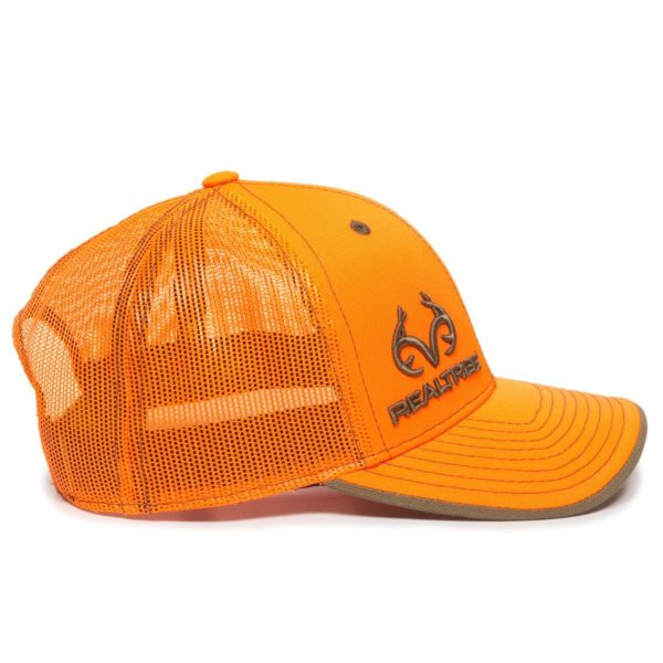 Gorra Outdoor Cap Realtree Naranja Malla - RT20A - Imagen 2