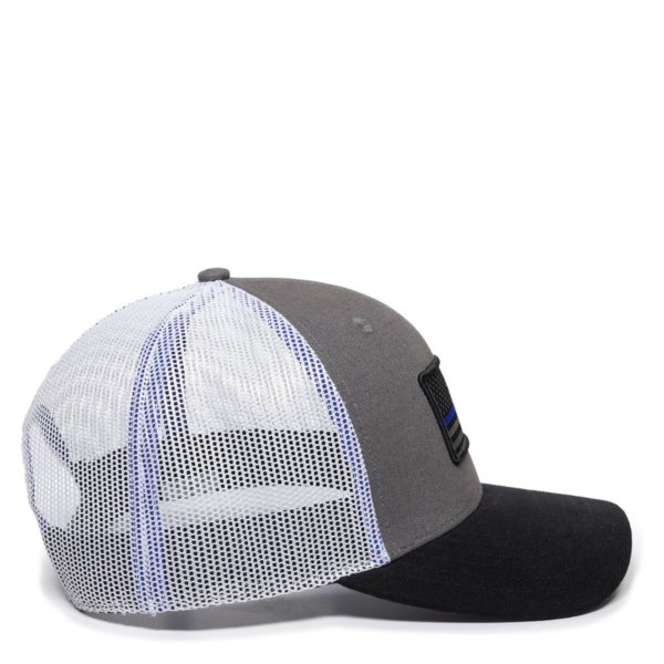 Gorra OUTDOOR CAP Bandera Policía Con Malla - USA-150 - Imagen 5
