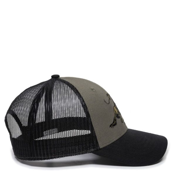 Gorra OUTDOOR CAP Verde/Negra Con Malla - WIN05C - Imagen 5