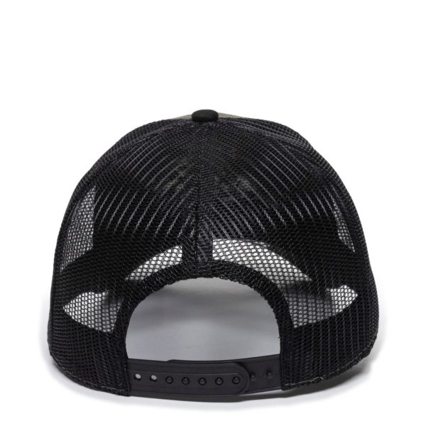 Gorra OUTDOOR CAP Verde/Negra Con Malla - WIN05C - Imagen 4