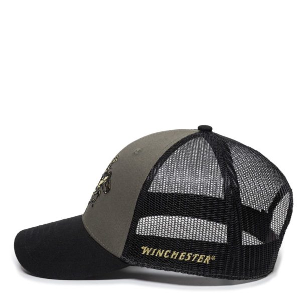 Gorra OUTDOOR CAP Verde/Negra Con Malla - WIN05C - Imagen 2