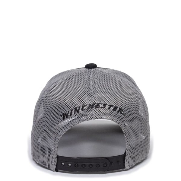 Gorra OUTDOOR CAP Gris/Negra Con Malla - WIN46B - Imagen 4
