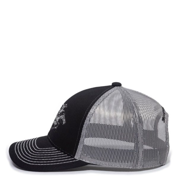 Gorra OUTDOOR CAP Gris/Negra Con Malla - WIN46B - Imagen 2