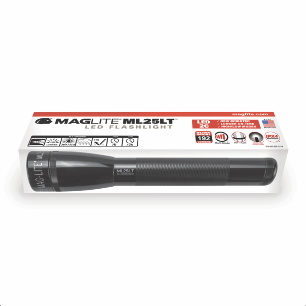 Linterna MAGLITE LED 2C Negra - ML25LT-S2015 - Imagen 3