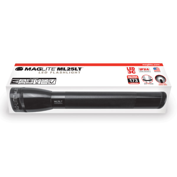 Linterna MAGLITE LED 3C Negra - ML25LT-S3015 - Imagen 3