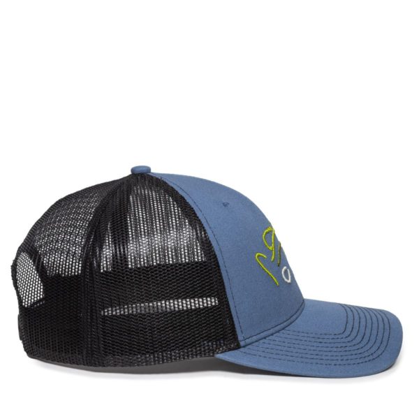 Gorra OUTDOOR CAP Pesca Azul con Malla - BASS01 - Imagen 4