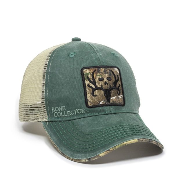 Gorra OUTDOOR CAP Bone Collector Verde con Malla - BC01A