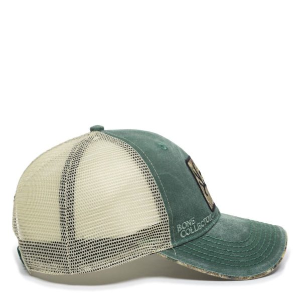 Gorra OUTDOOR CAP Bone Collector Verde con Malla - BC01A - Imagen 4