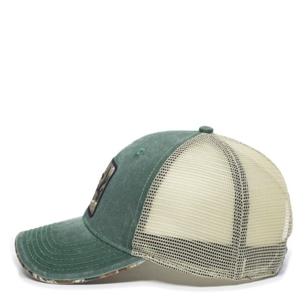 Gorra OUTDOOR CAP Bone Collector Verde con Malla - BC01A - Imagen 2