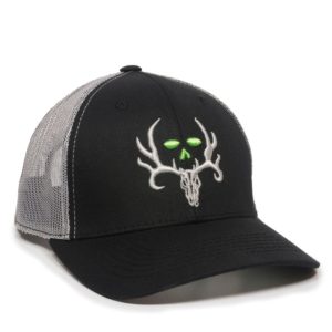 Gorra OUTDOOR CAP Bone Collector Negra con Malla - BC02C