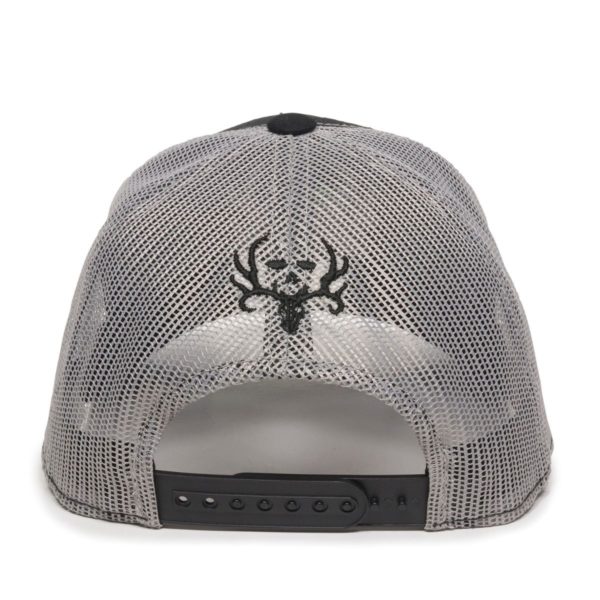 Gorra OUTDOOR CAP Bone Collector Negra con Malla - BC02C - Imagen 4