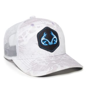 Gorra OUTDOOR CAP Realtree Blanca con Malla - RTF04A