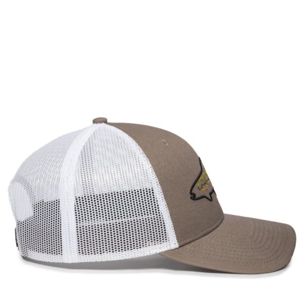 Gorra OUTDOOR CAP Pesca Café con Malla - TROUT01 - Imagen 4