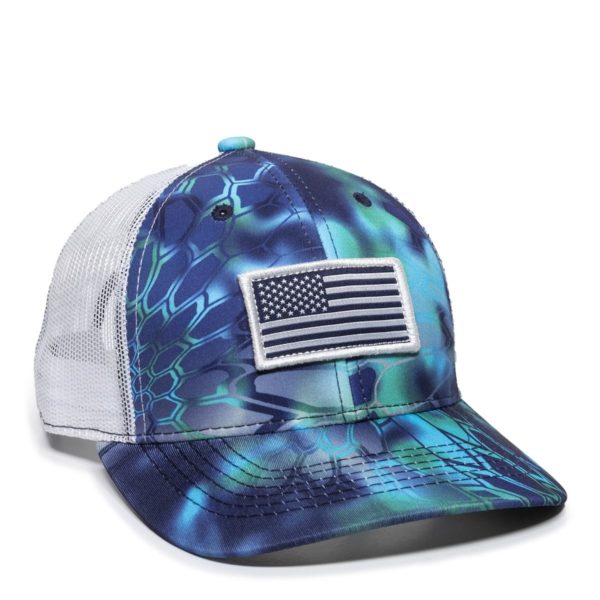 Gorra OUTDOOR CAP Bandera con Malla - USA-175