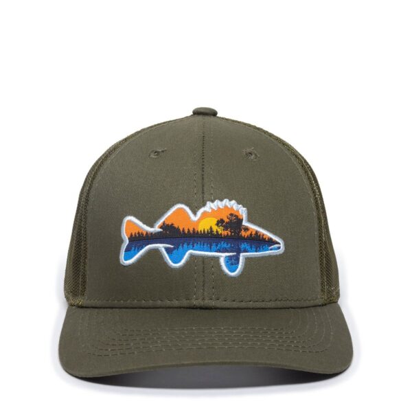 Gorra OUTDOOR CAP pesca verde - EYE-023 - Imagen 5