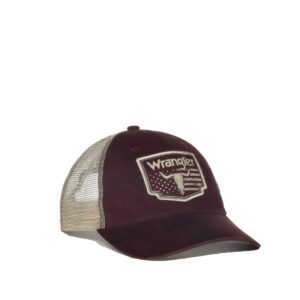 Gorra OUTDOOR CAP Wrangler vinotinto - WRA-102