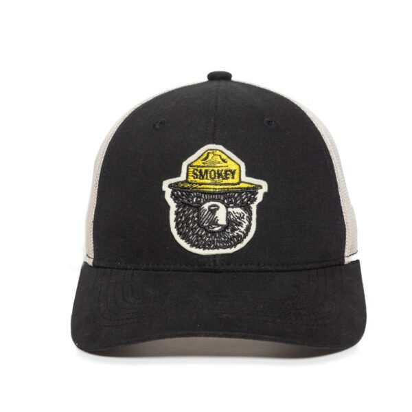 Gorra OUTDOOR CAP Negra blanca - SMOKEY01 - Imagen 4