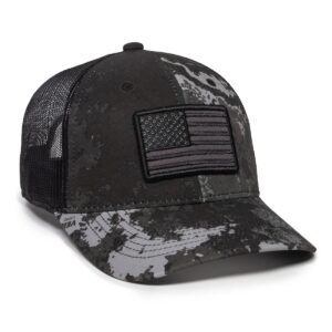 Gorra Outdoor Cap Negra - USA-170