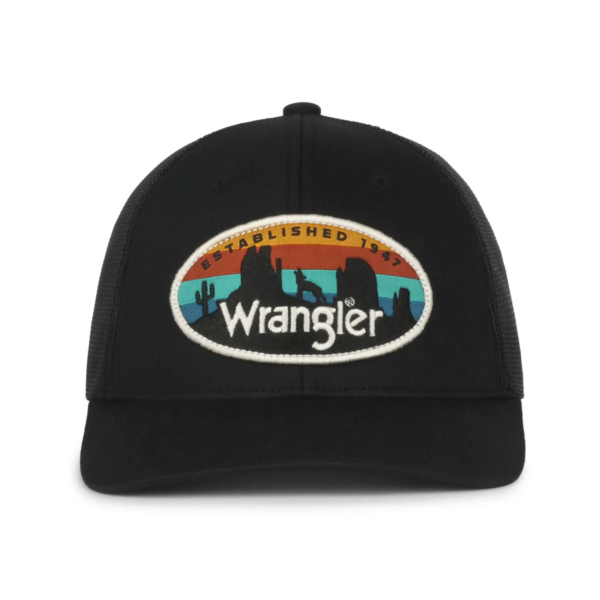 Gorra OUTDOOR CAP Wrangler Negra WRA-118 - Imagen 2