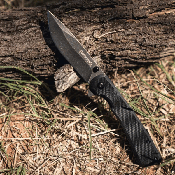 Navaja Browning Branded Rock Negra - 3220514 - Imagen 5