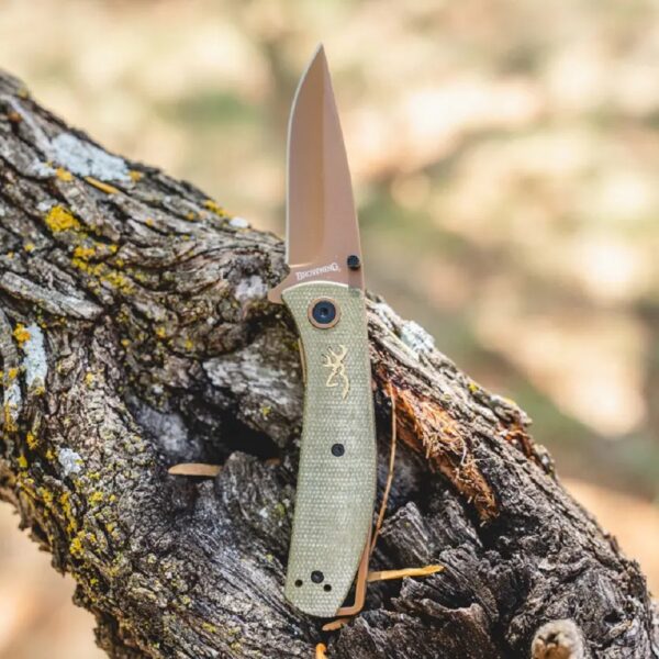 Navaja Browning Trailside Verde - 3220516B - Imagen 4
